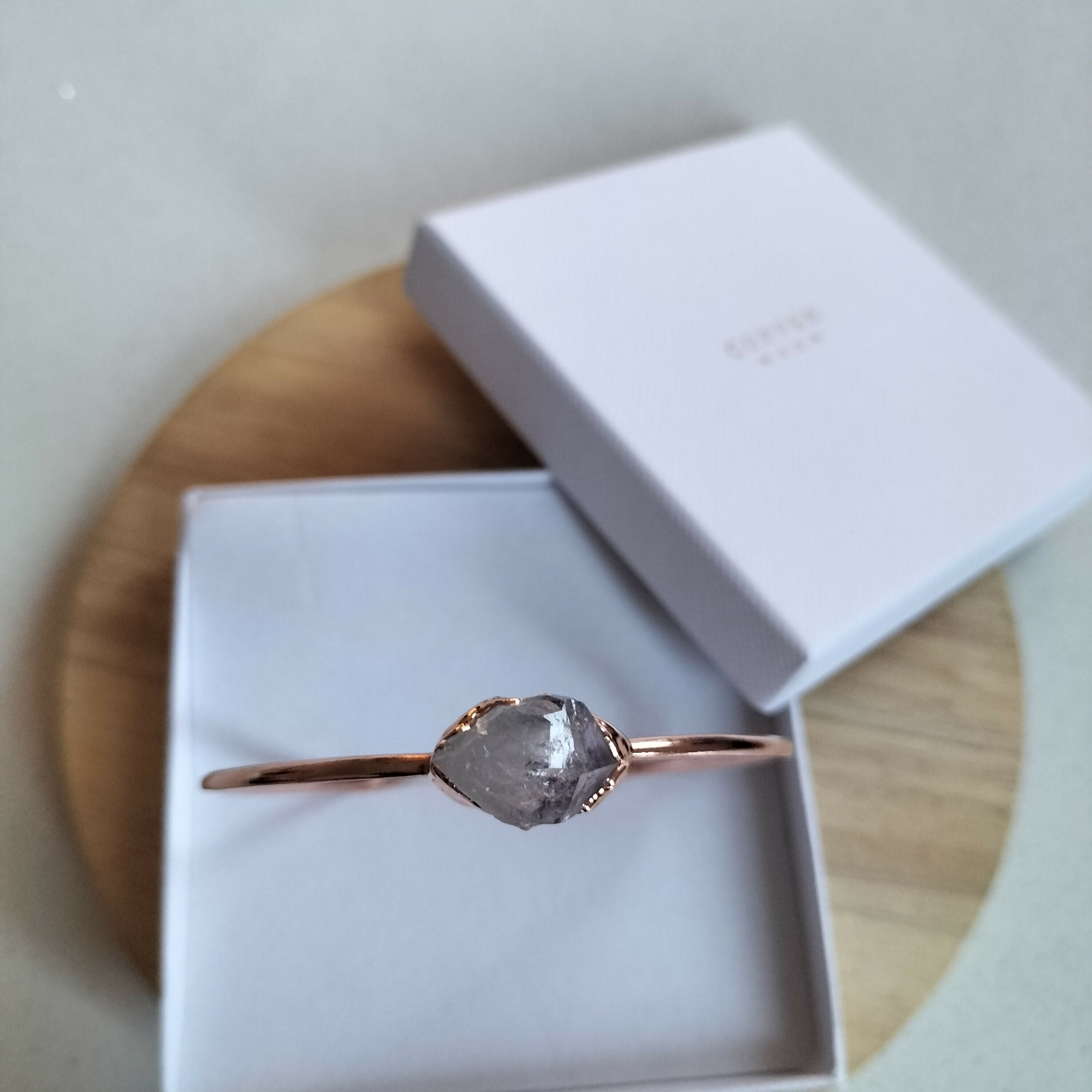 Amethyst Crystal Bangle