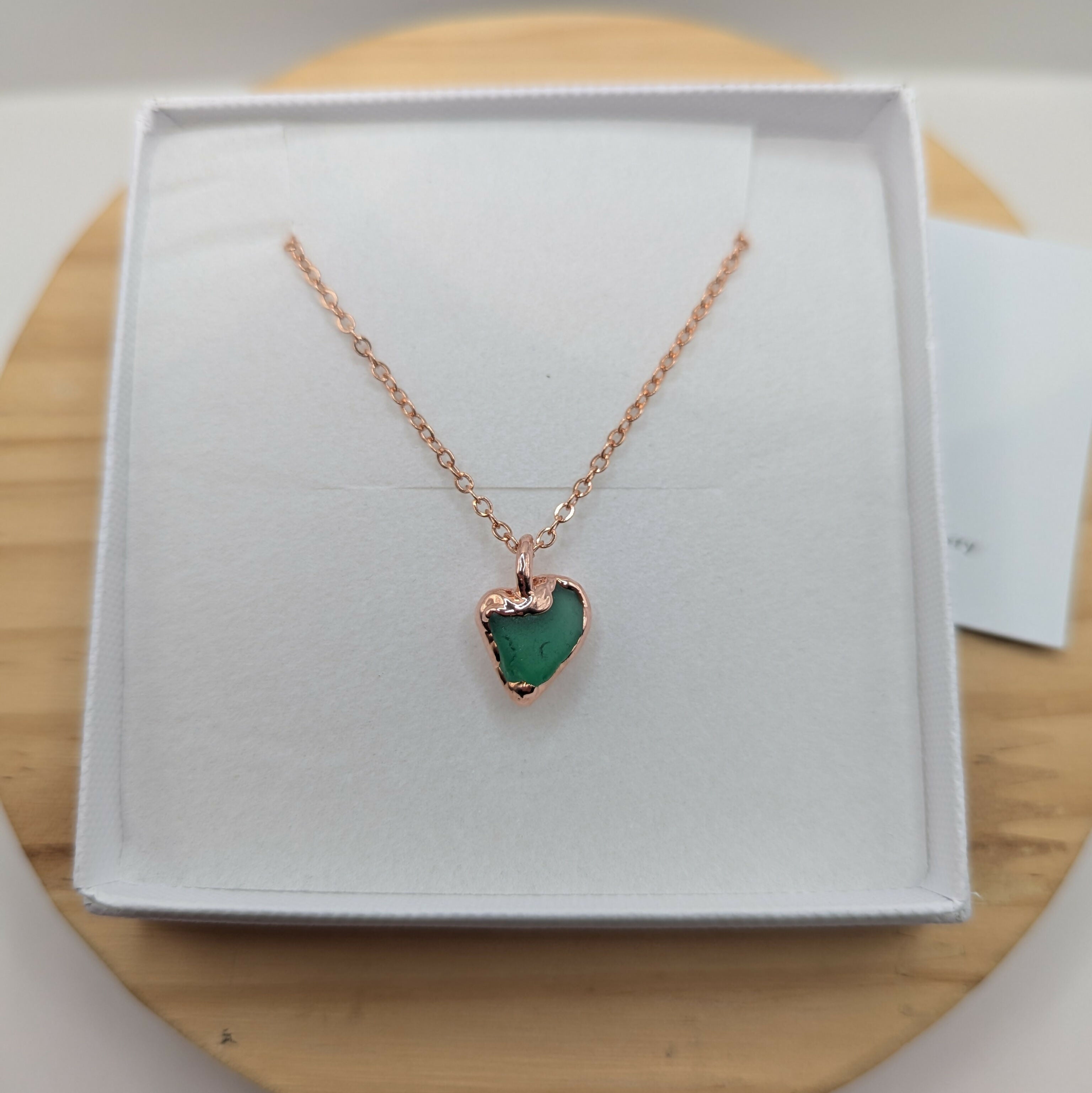 Seaglass Heart Necklace