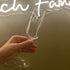 Etched Champagne Glass - 40