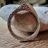 Pointed Sculpted Textured Ring Size O