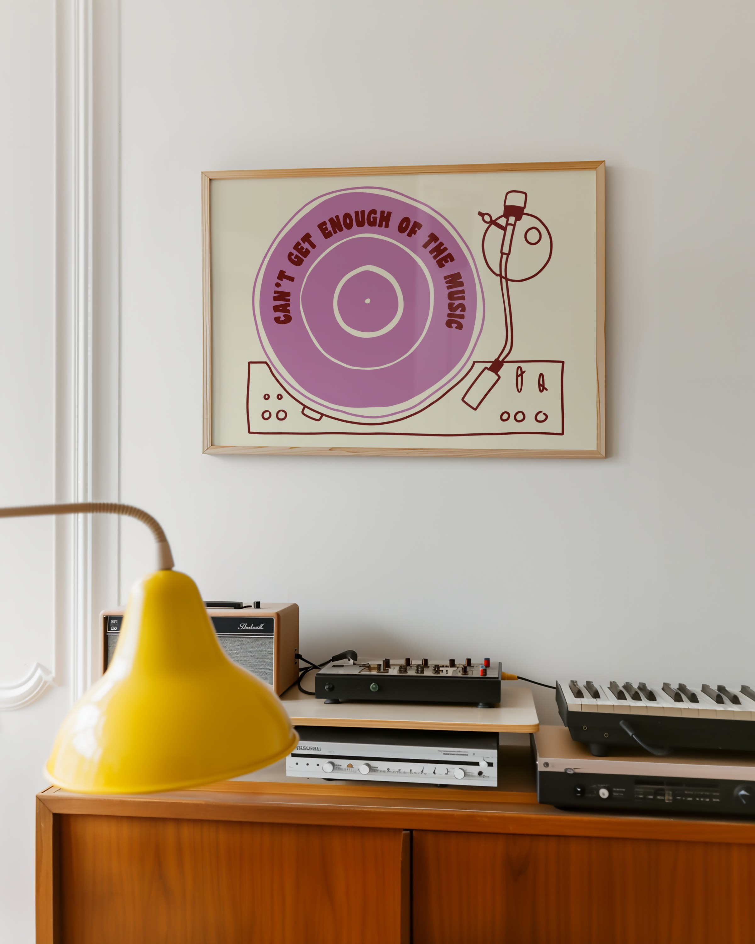 Can't Get Enough Of The Music Print