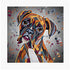 Boxer Dog Colour Splash Mounted Artwork | Art & Soul