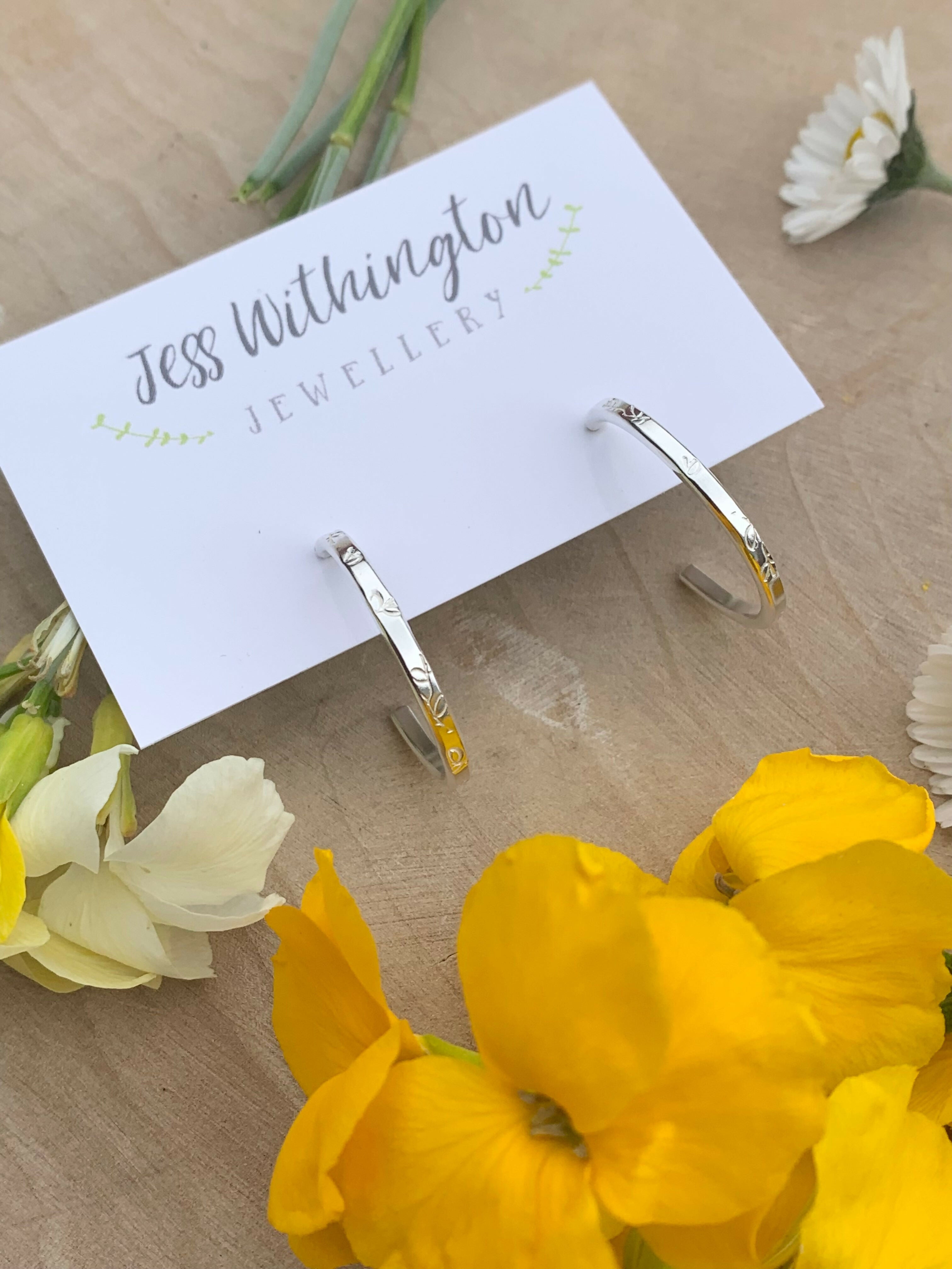 Large Botanical Hoops