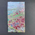 Abstract Heather On Moors - Oil Painted Mini Canvas Fridge Magnet