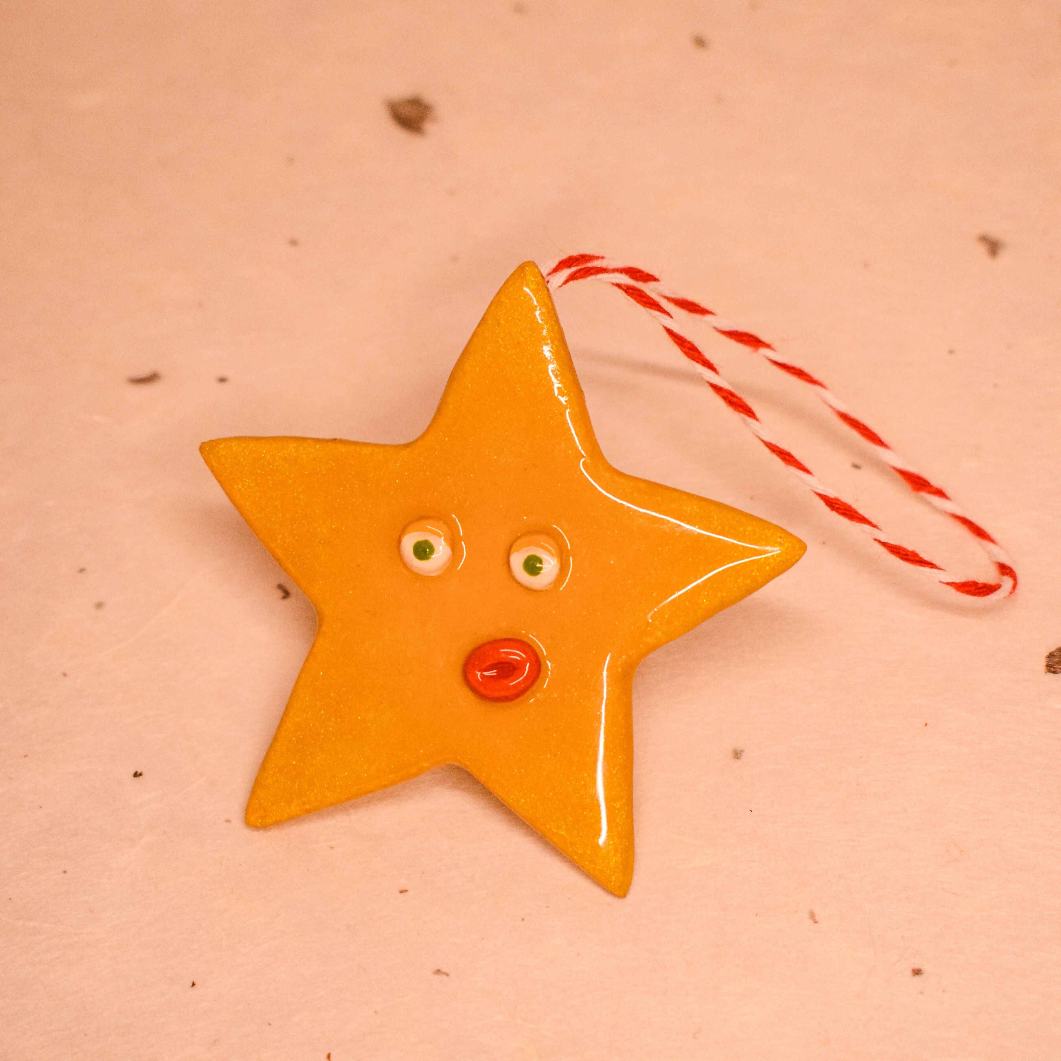 Handmade Hanging Star Ornament