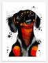 Original Artwork - Titled Ember (Dachshund)