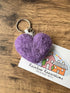 Felted Heart Keyring