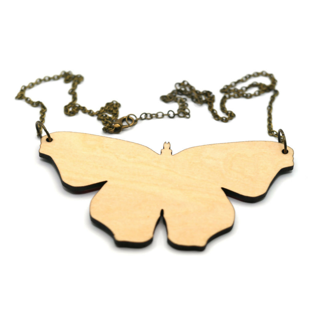 Peacock Butterfly Necklace