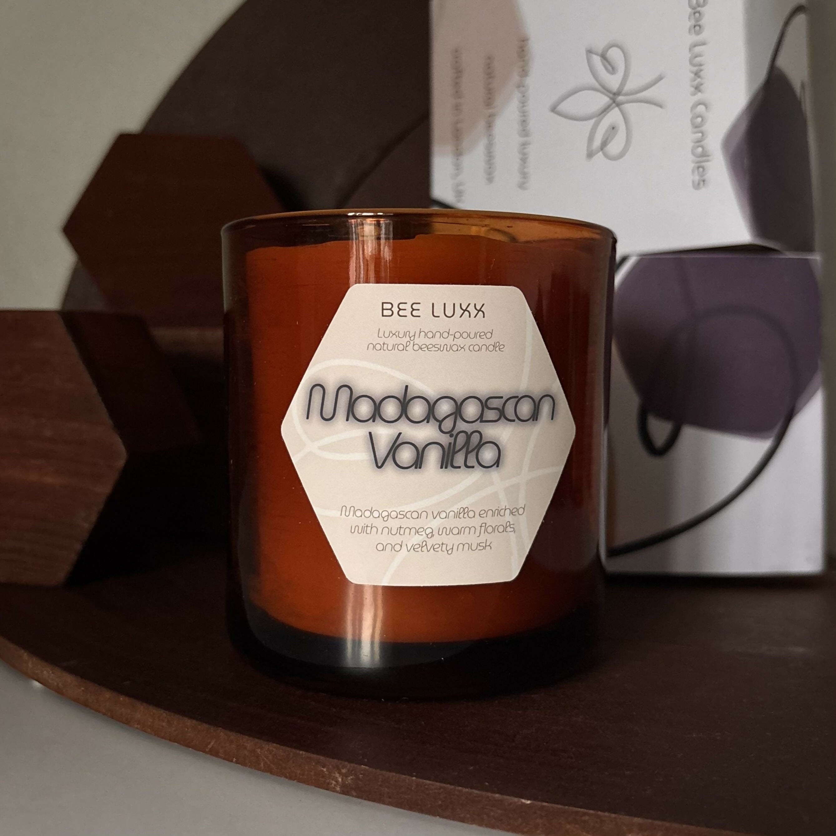 Madagascan Vanilla - Scented 100% Beeswax Candle