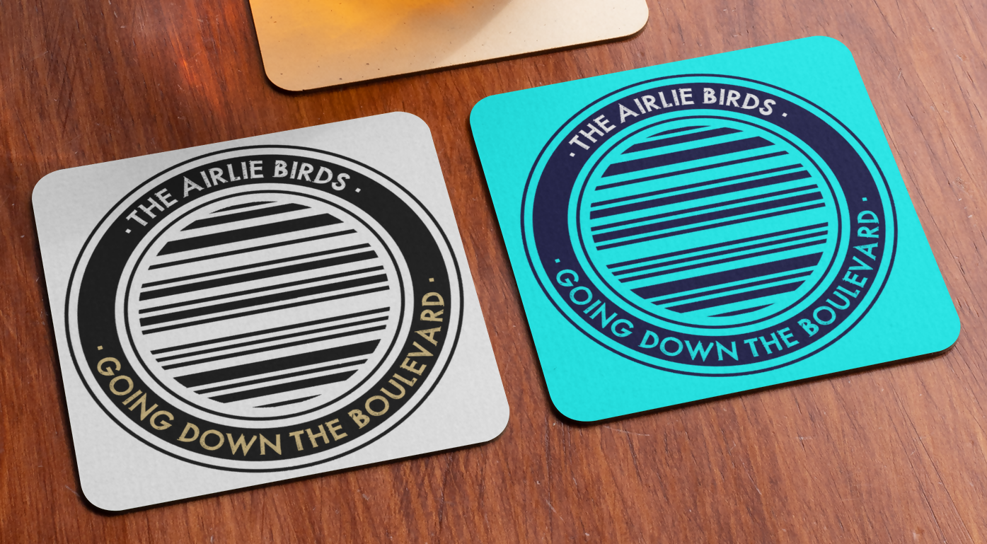 Hull FC Coaster BARCODE Design SET OF 2