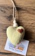 Felt Heart Hanging Decoration