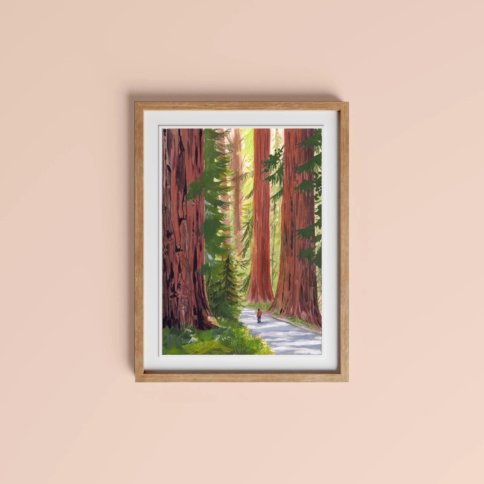Into The Trees: Version 1 Art Print