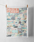 Hull_Tea_Towel_Sketchbook_Design_Peach