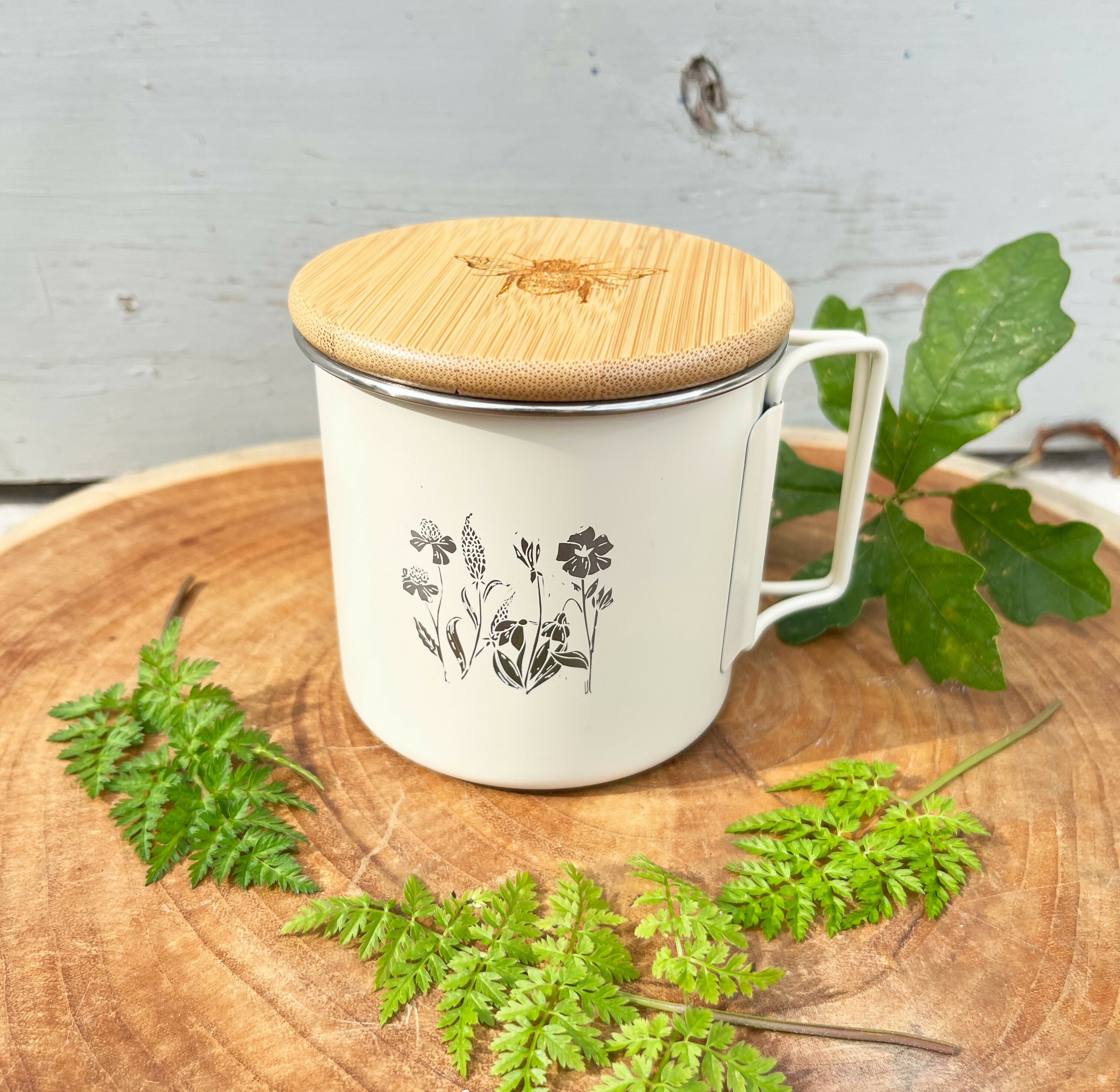 Wildflower Tin Mug