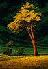 The Tree on Roundway Hill Greetings Card