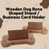 The Best Dog Mum - Dog Bone Shaped Stand / Business Card Holder