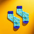 Persona Rickshaw Pattern Egyptian Cotton Men's Socks | UK 6.5 - 11