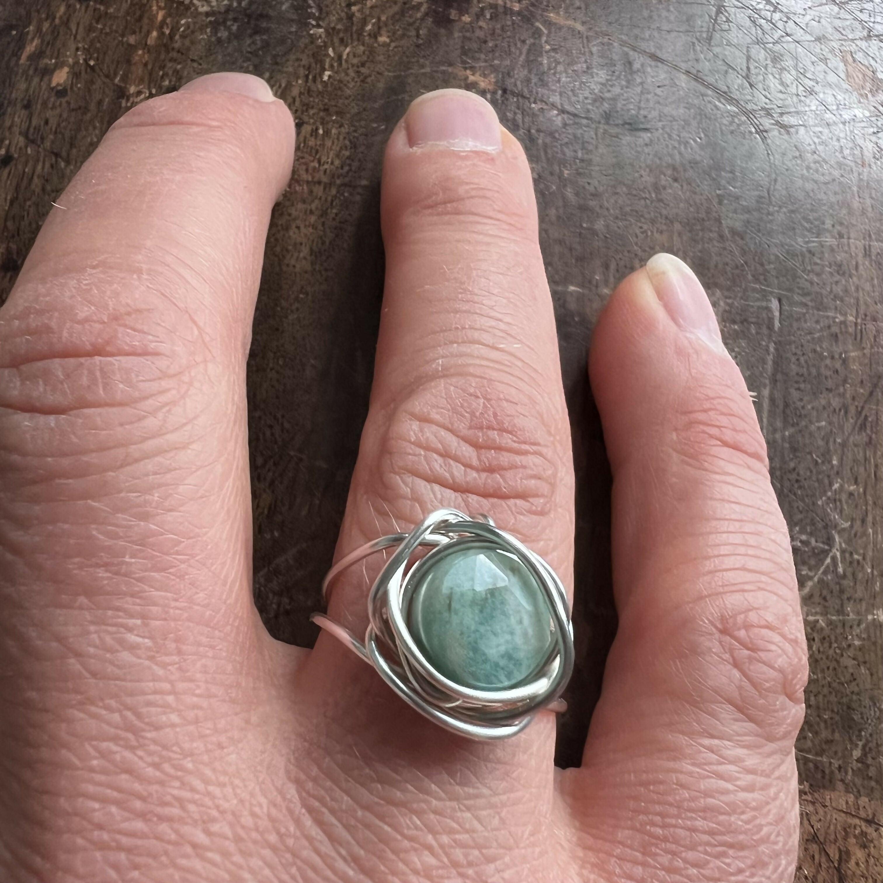 Amazonite Ring