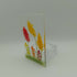 Fused Glass Flower Tealight Holder