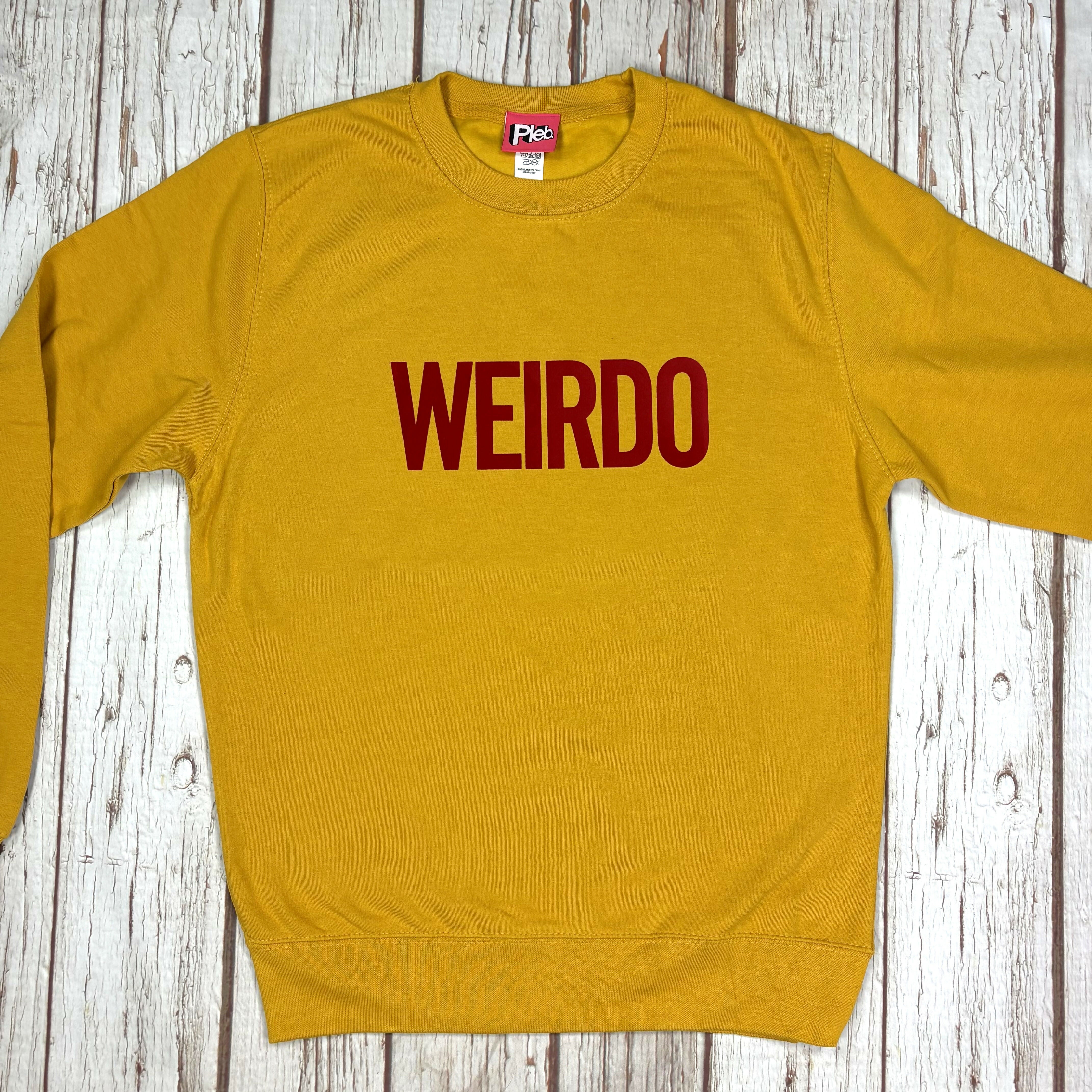 Weirdo Mustard Yellow Unisex Sweatshirt