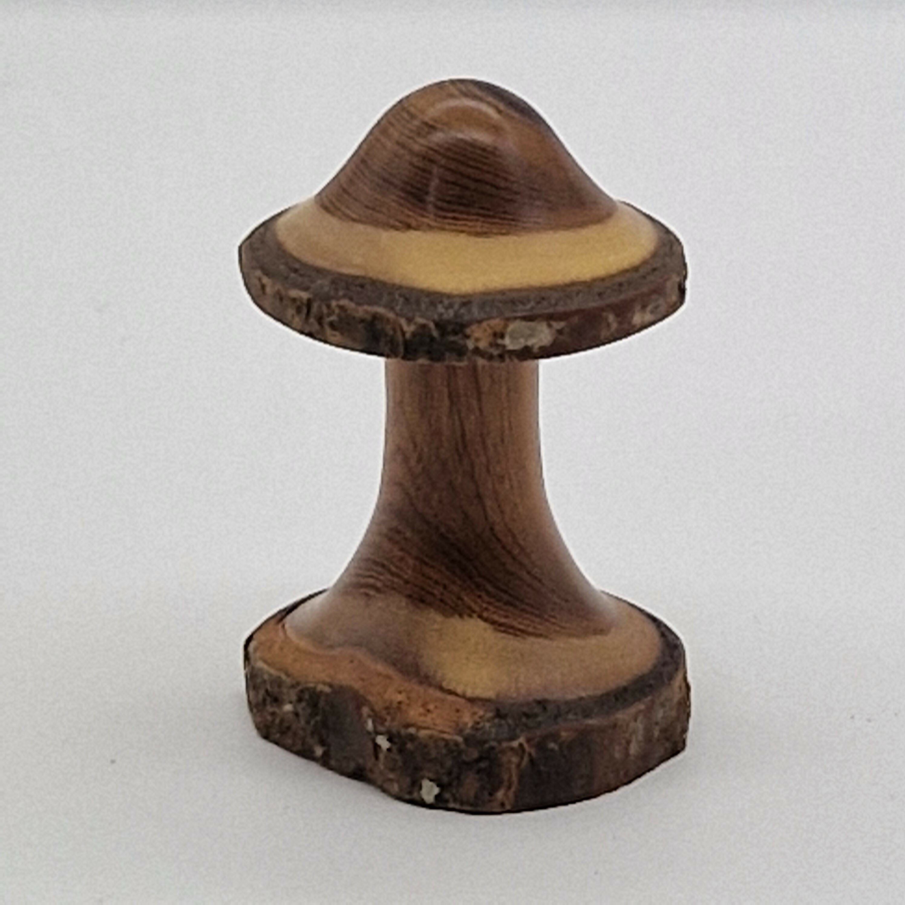 Hand Turned Mushroom made from Laburnum Wood