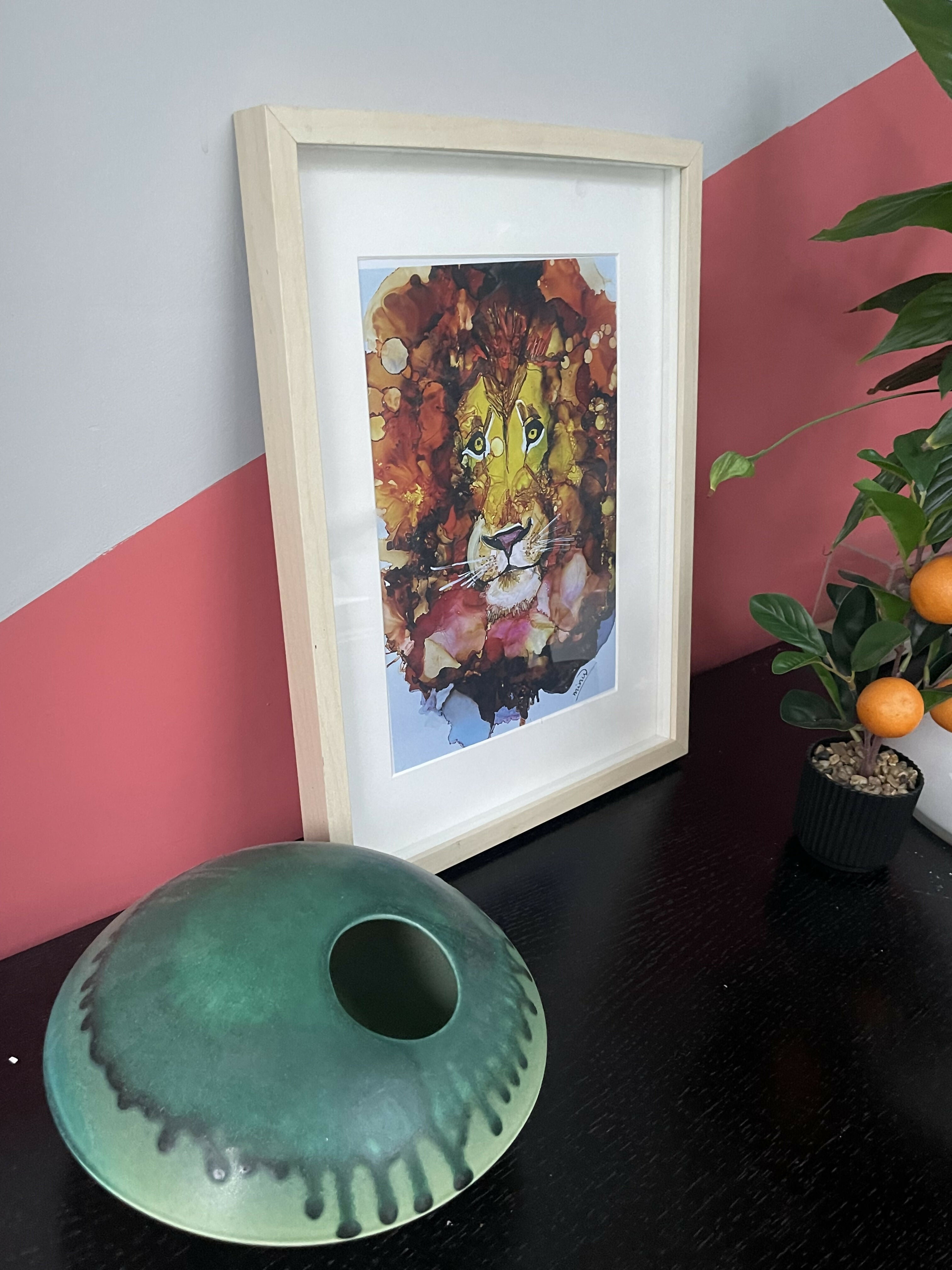 Sweet Lion - Print ]