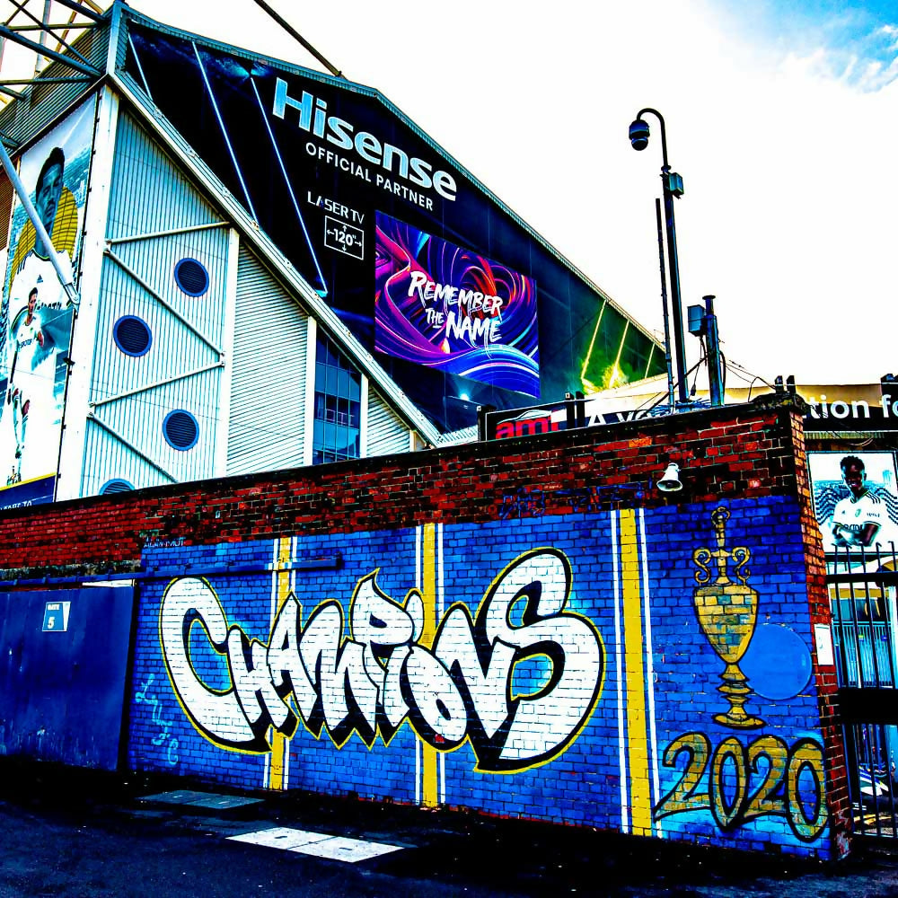 Champions, Elland Road, Leeds Mounted Photographic Print