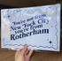 You're Not From New York City Hot Foil Lyric Print