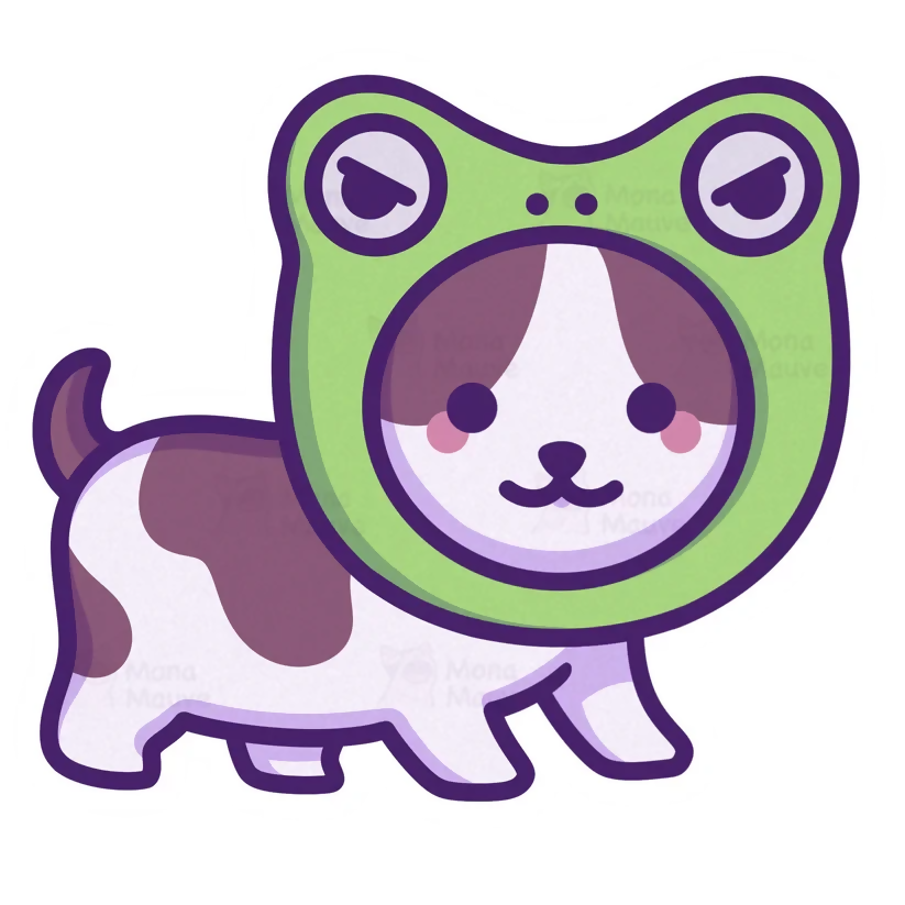 Frog Hat Cat Sticker