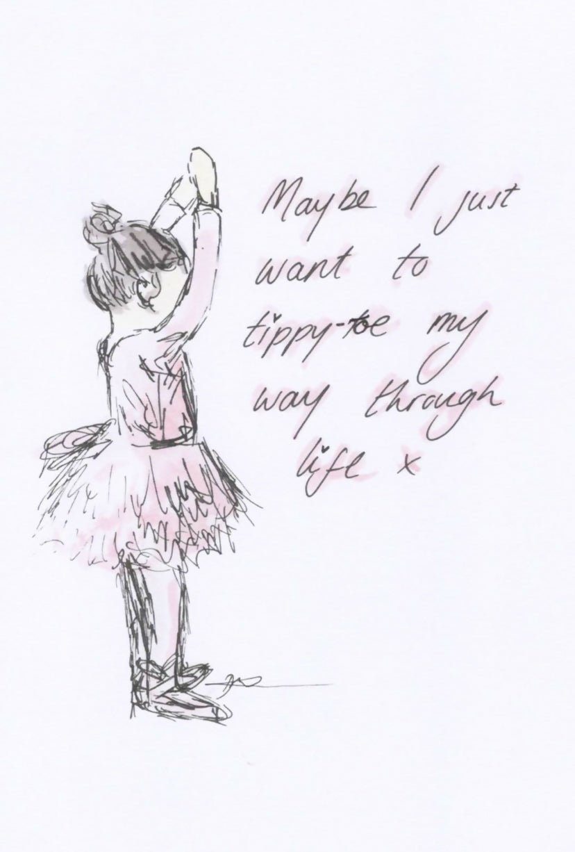 ‘Tippy Toe’ Watercolour Print