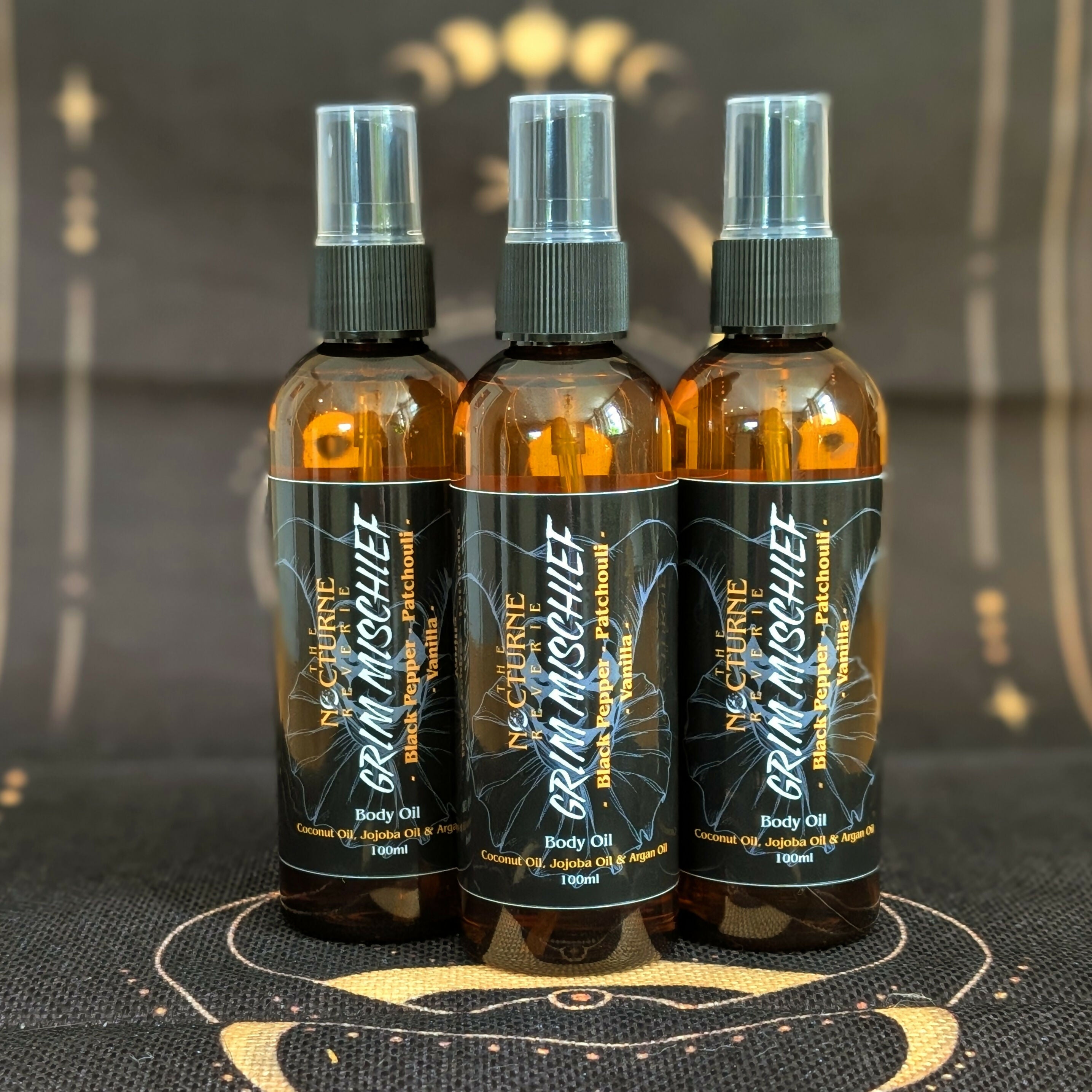 Black Pepper, Patchouli & Vanilla Body Oil