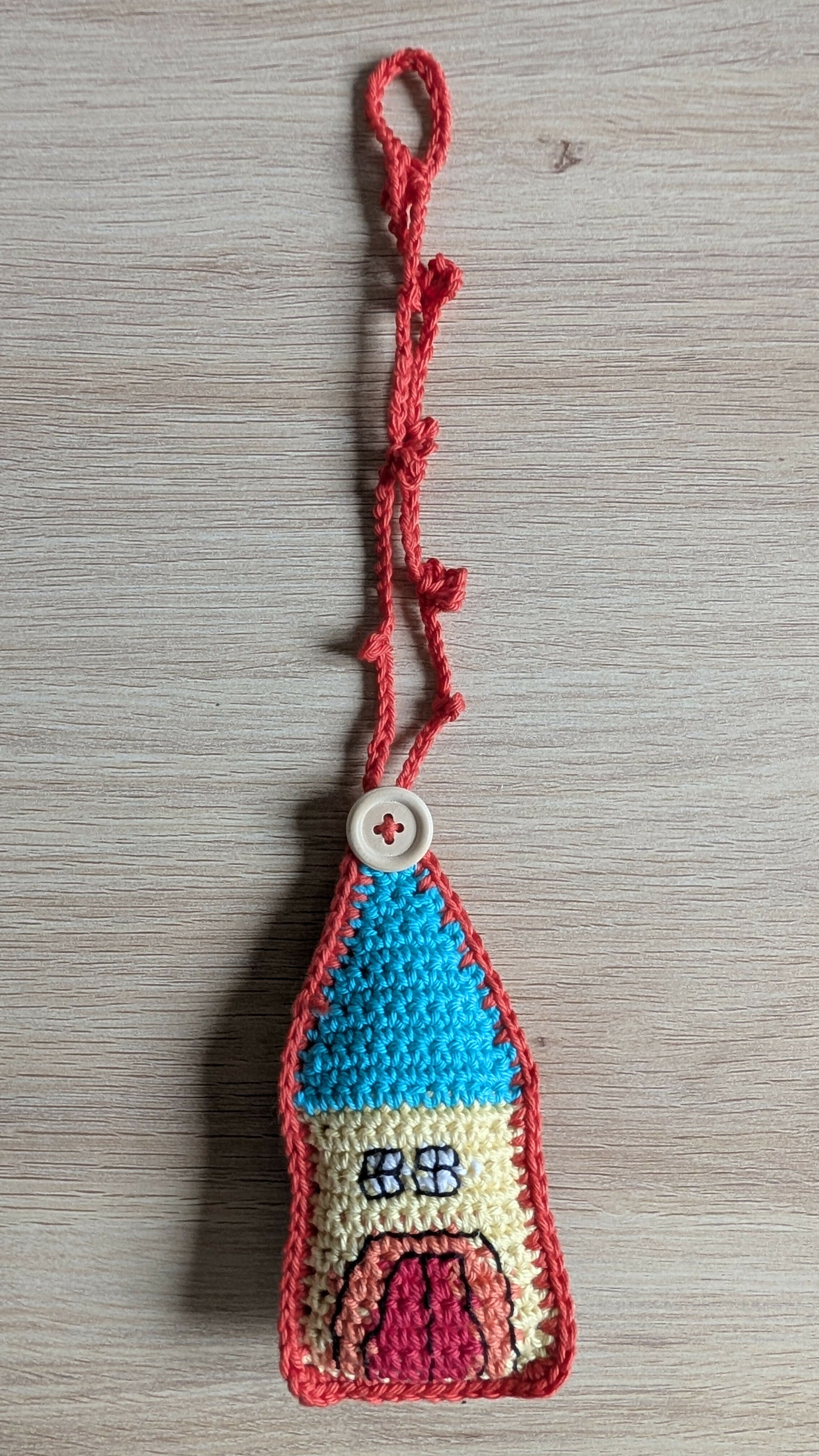 Tiny House (orange & aqua)