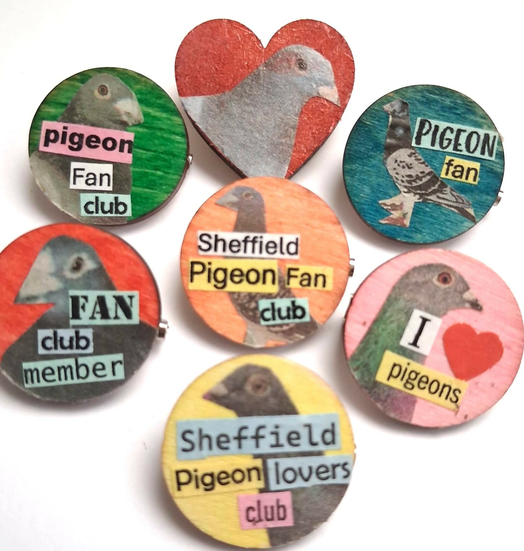 Pigeon Badge - Random Design