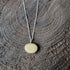 Beach Stone and Silver Pendant