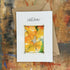 Abstract Sparkle Star Well Done Card in Yellow