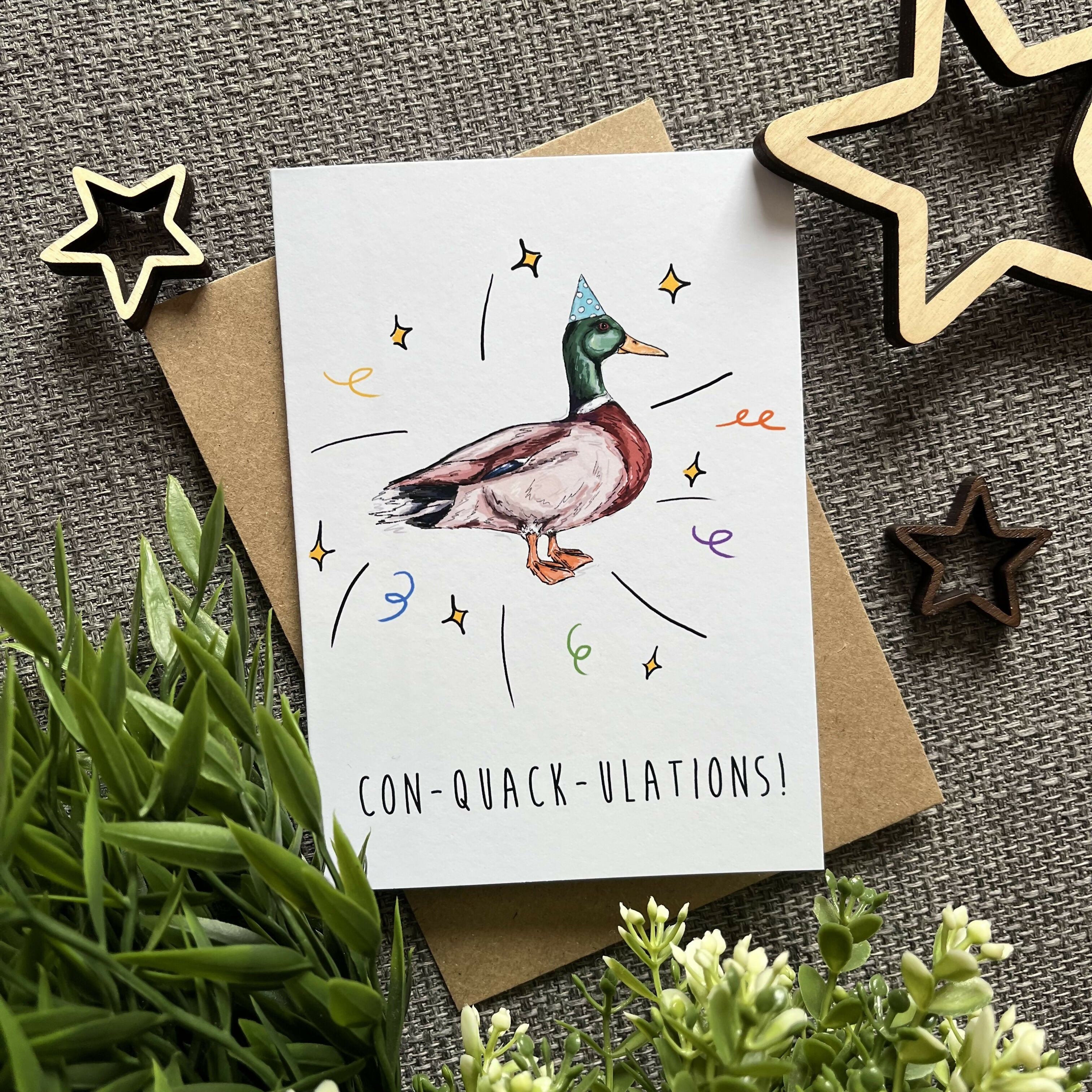 Congratulations Duck Greetings Card