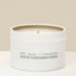 Lime Basil + Mandarin Soy Wax Mini Tin Candle