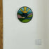 Stained Glass Round Landscape Clock