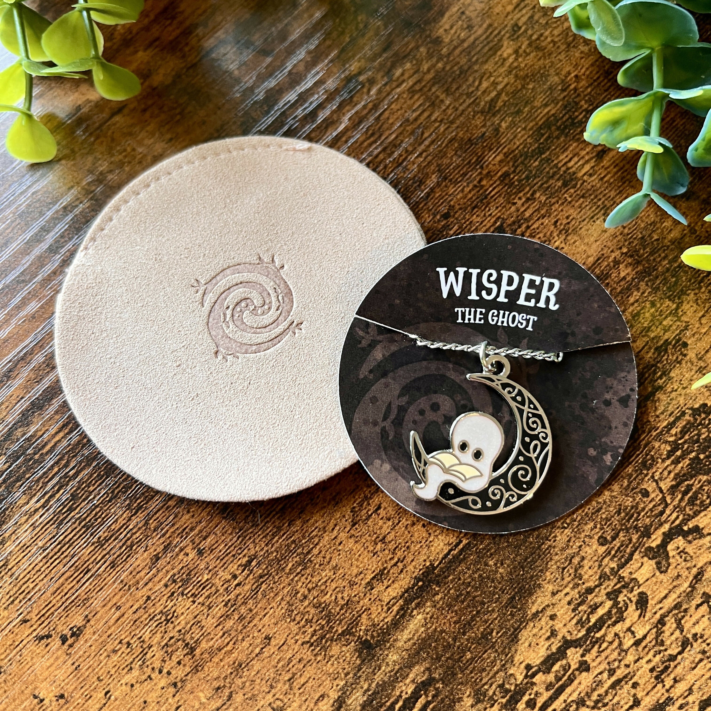 Wisper the Ghost Pendant Necklace
