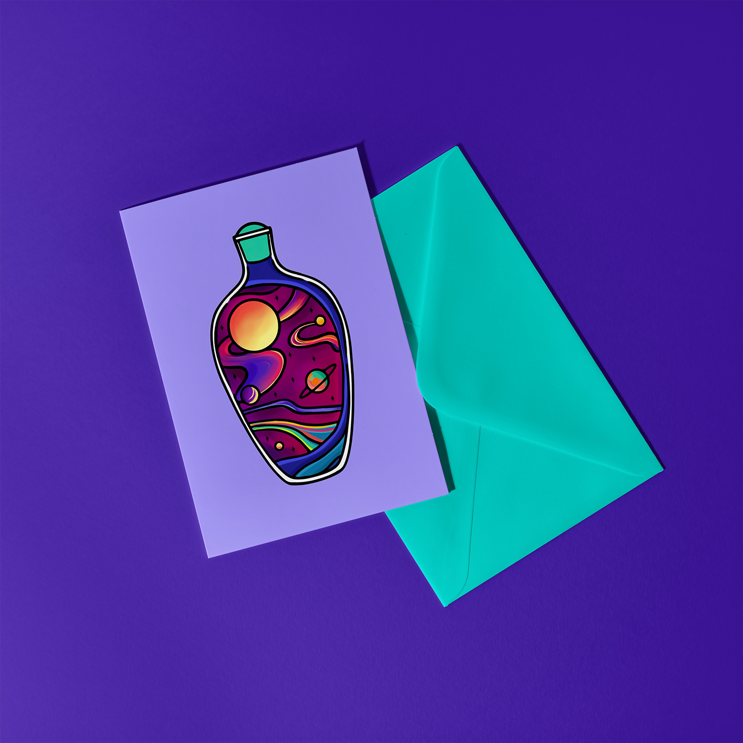 Greeting Card - Space