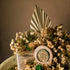 Floral Arrangement on Ceramic Centerpiece