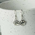 Sterling silver charm drop earrings available- various