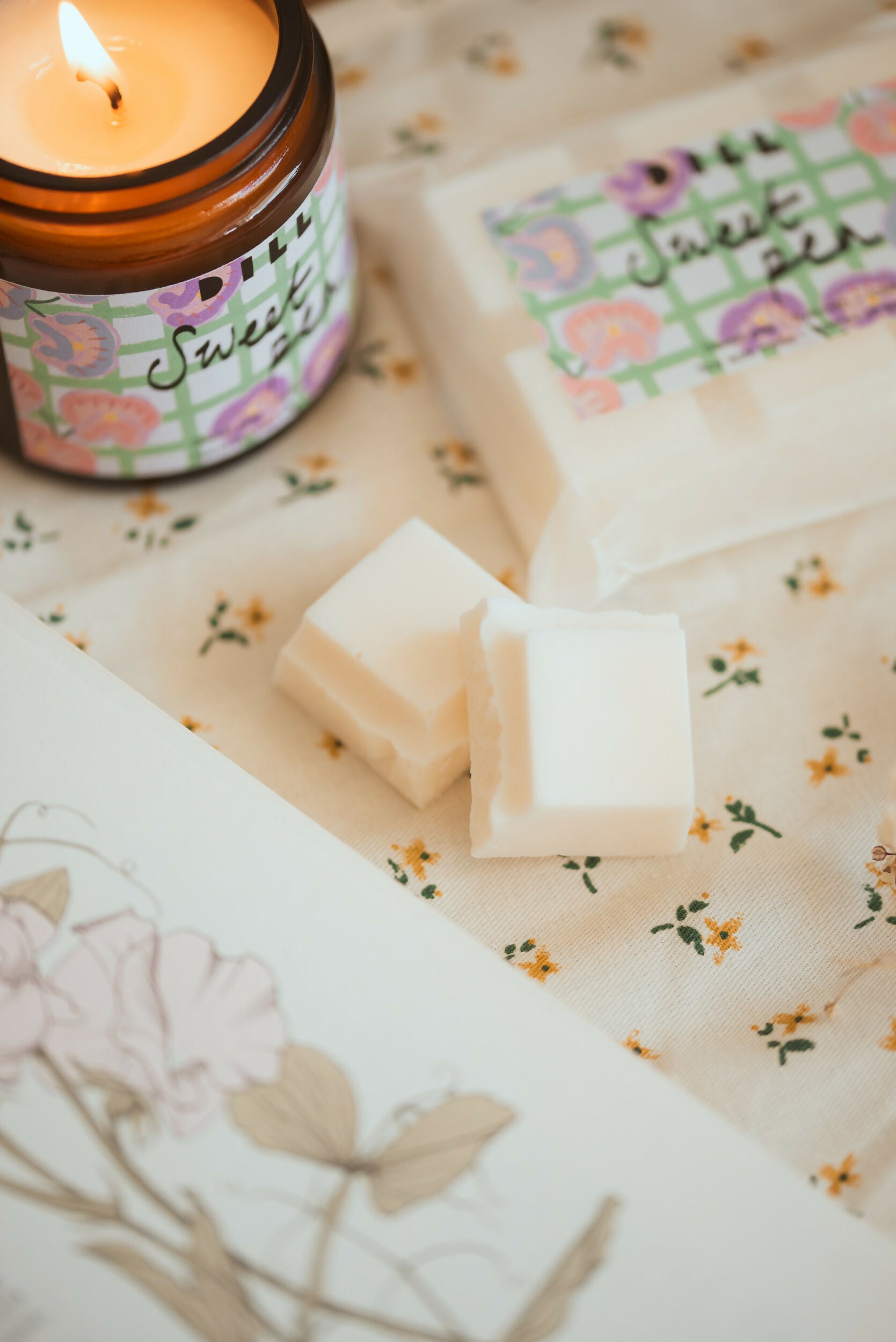 Sweet Pea - Soy Wax Melt Snap Bar