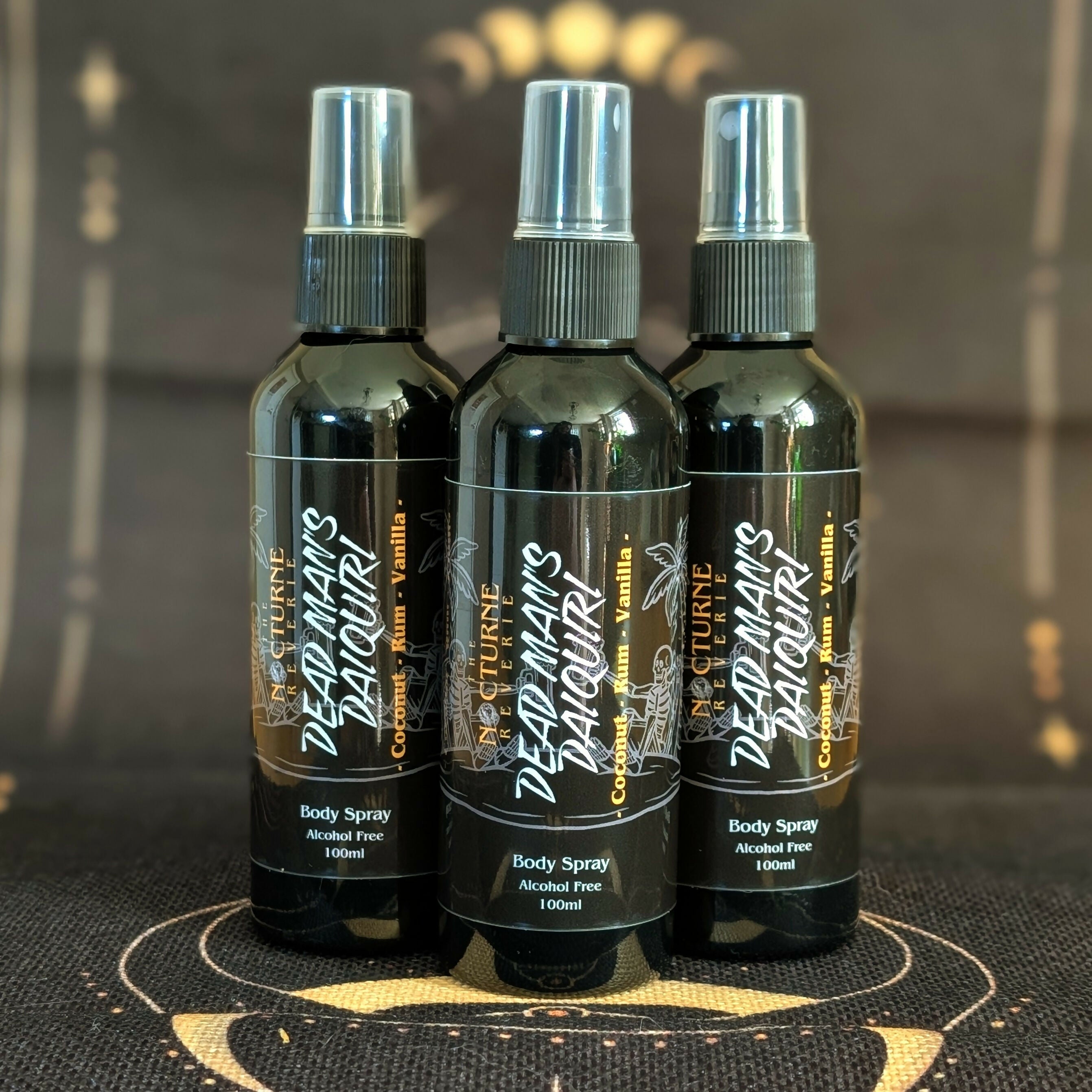 Coconut, White Rum & Vanilla Body Spray/Mist, Alcohol Free