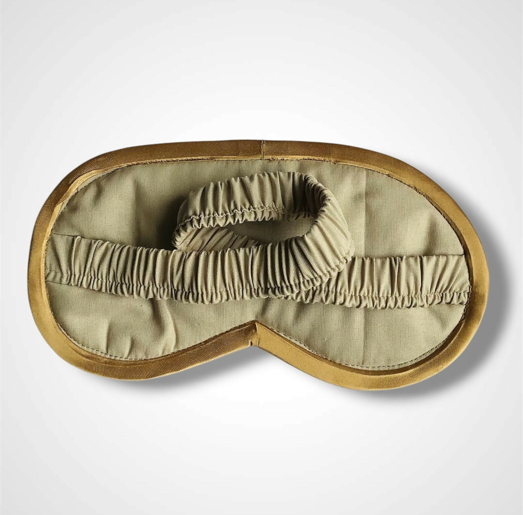 Yellow Lotus Flowers Linen Lavender Infused Eye Mask