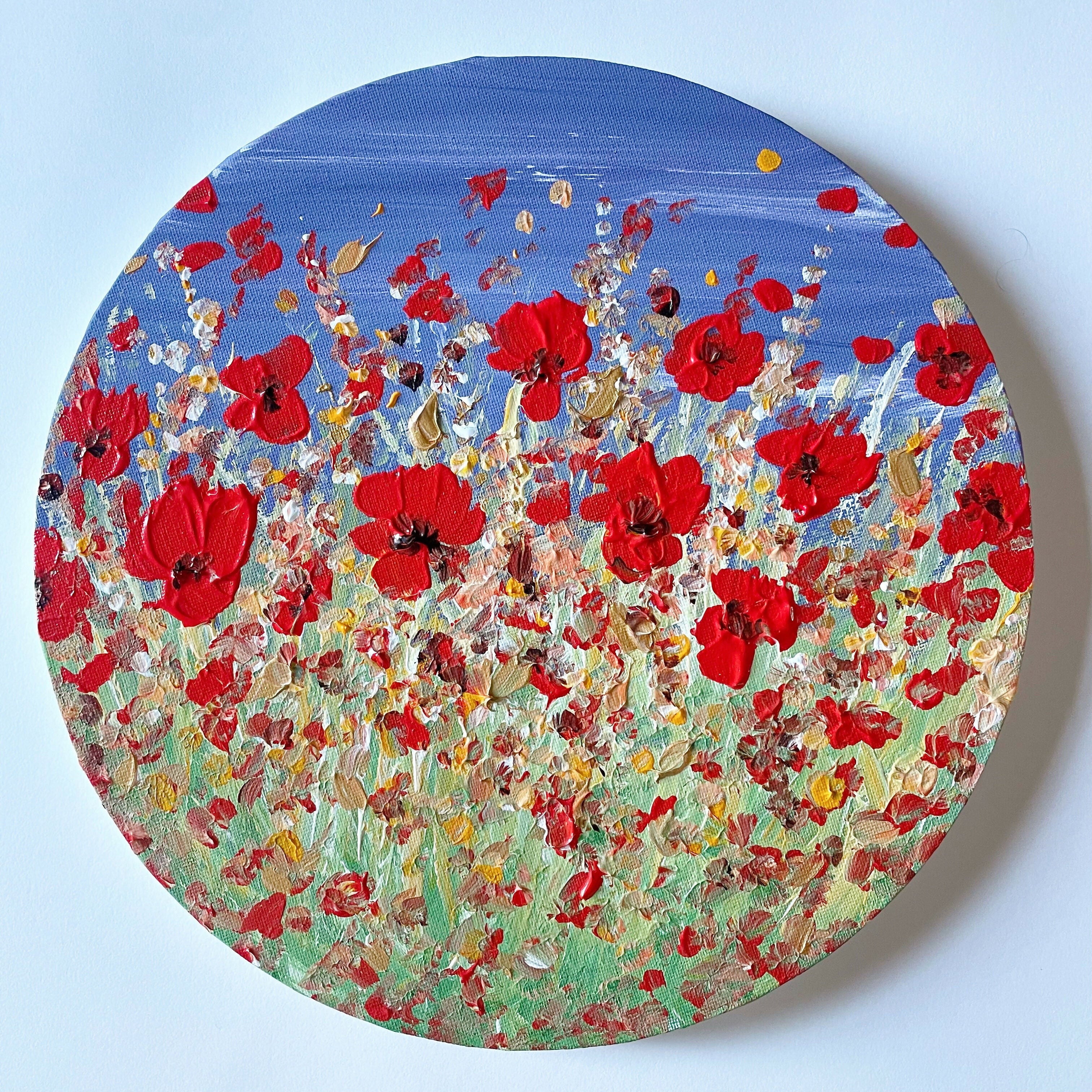 Poppy Day -Original Acrylic Artwork Painting