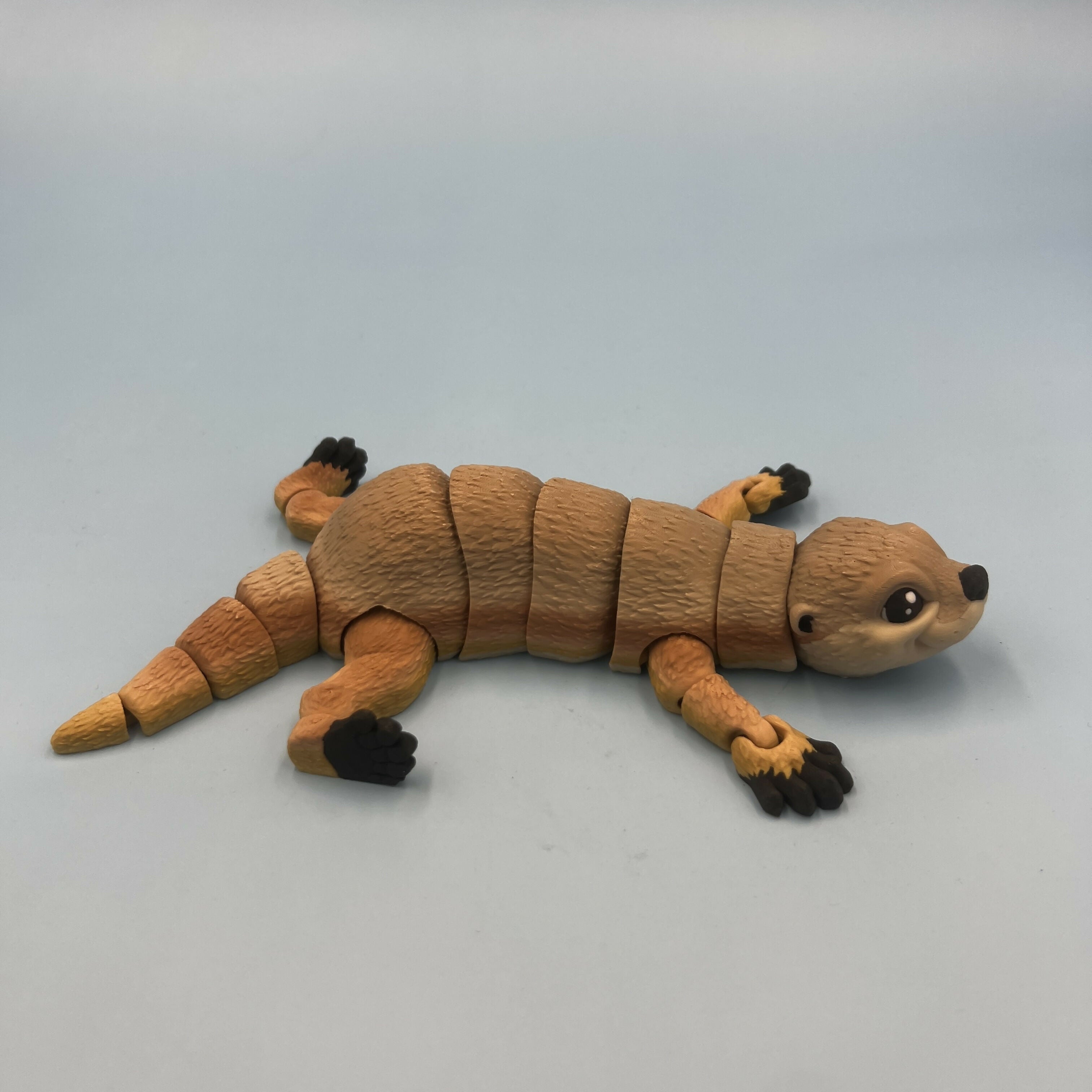 3D Printed LARGE: Articulated Sensory Fidget Animals friends Otter 22cm