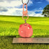 Happy Peach Keychain
