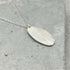 Leaf Print Silver Pendant