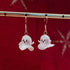 Micro Crochet Halloween Ghosts Drop and Dangle Earrings
